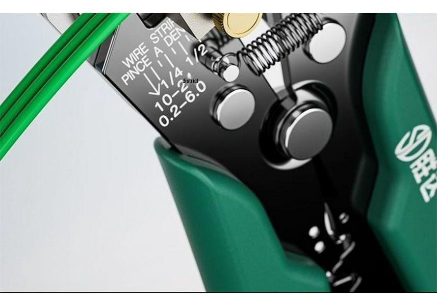 Electrician Multifunctional Wire Stripper & Cutter Pliers, Industrial Grade Crimping Tool