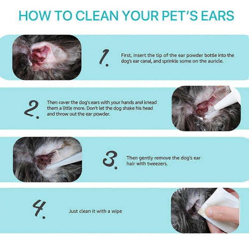 Pet Ear Hair Removal Powder Maintain Good Ear Hygienes for Your Pet with This Casual Powder for Removing Ear Hair