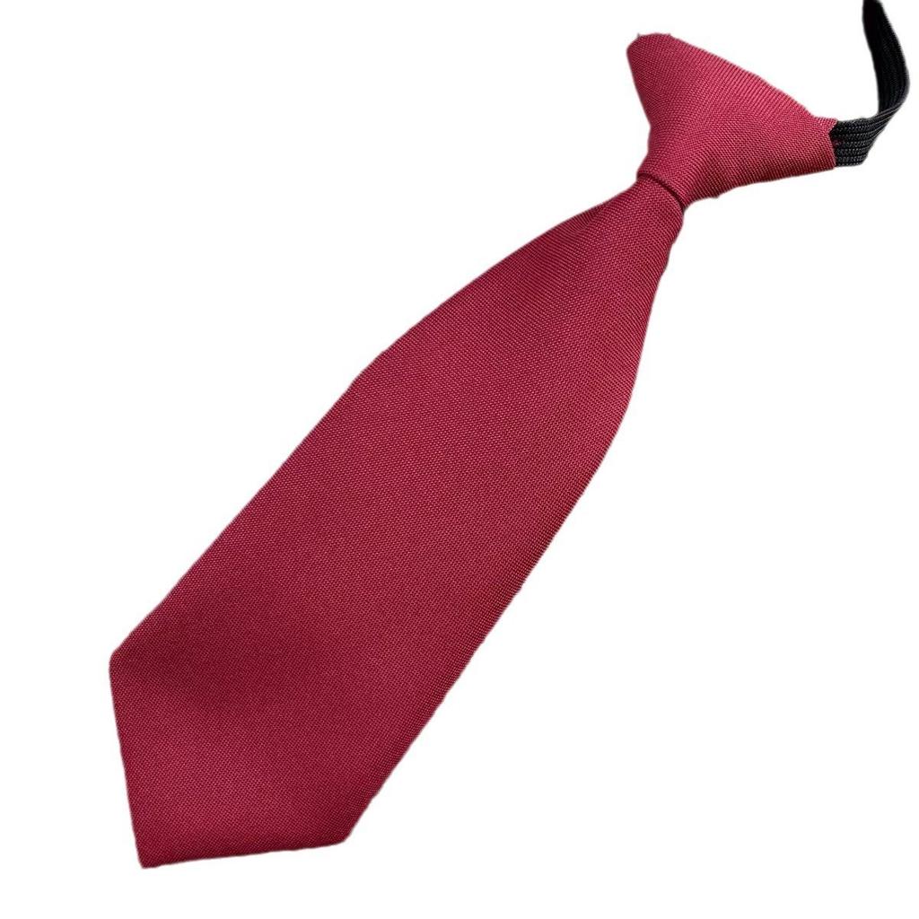 Krótki Japoński Jednolity Kolor Dziecięcy Mały Krawat Szkoła Przedszkole Leniwy Bez Trafienia Akcesoria Do Mundurka Szkolnego Występ Retro Brązowy