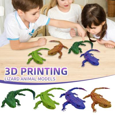 3D tištěná ozdobná hračka ještěrka 21,5 cm