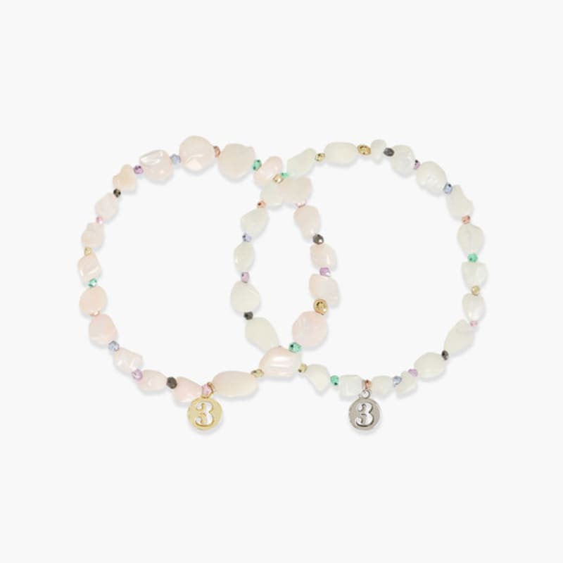 Trimarch Tri Candy Crush Bracelet White