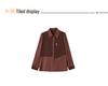 Spring Casual Polo Neck Shirt for Middle-Aged Mothers (40-49)