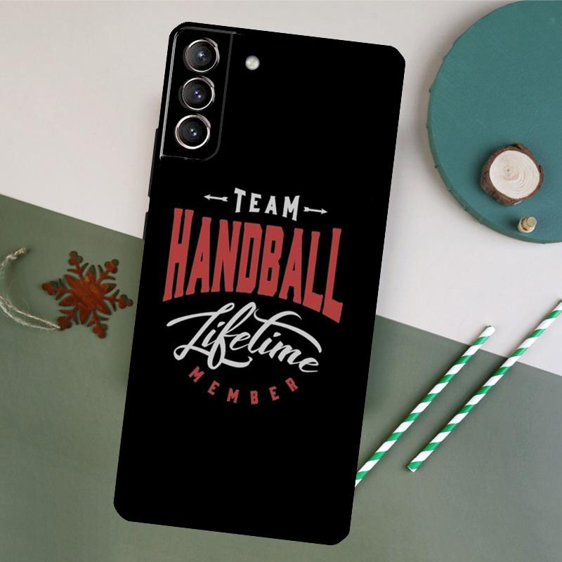 Play Handball Quotes Phone Case For Samsung Galaxy S26 S23 Ultra S20 S21 S22 S24 S25 Plus S10 S25 FE Back Cover