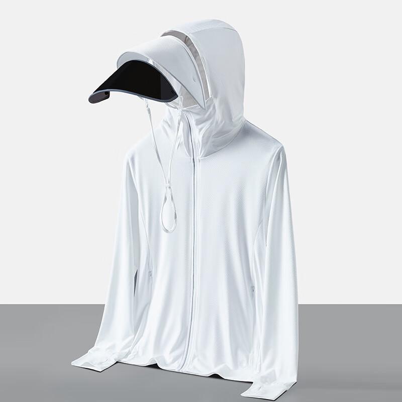 Milings Summer Unisex UPF40+ Detachable Brim Sun Protection Top