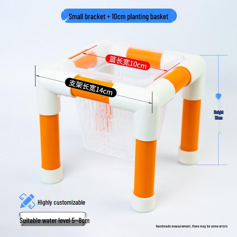 Hydroponic Plant Basket for Aquatic Tanks - Pothos Holder & Landscaping Decor