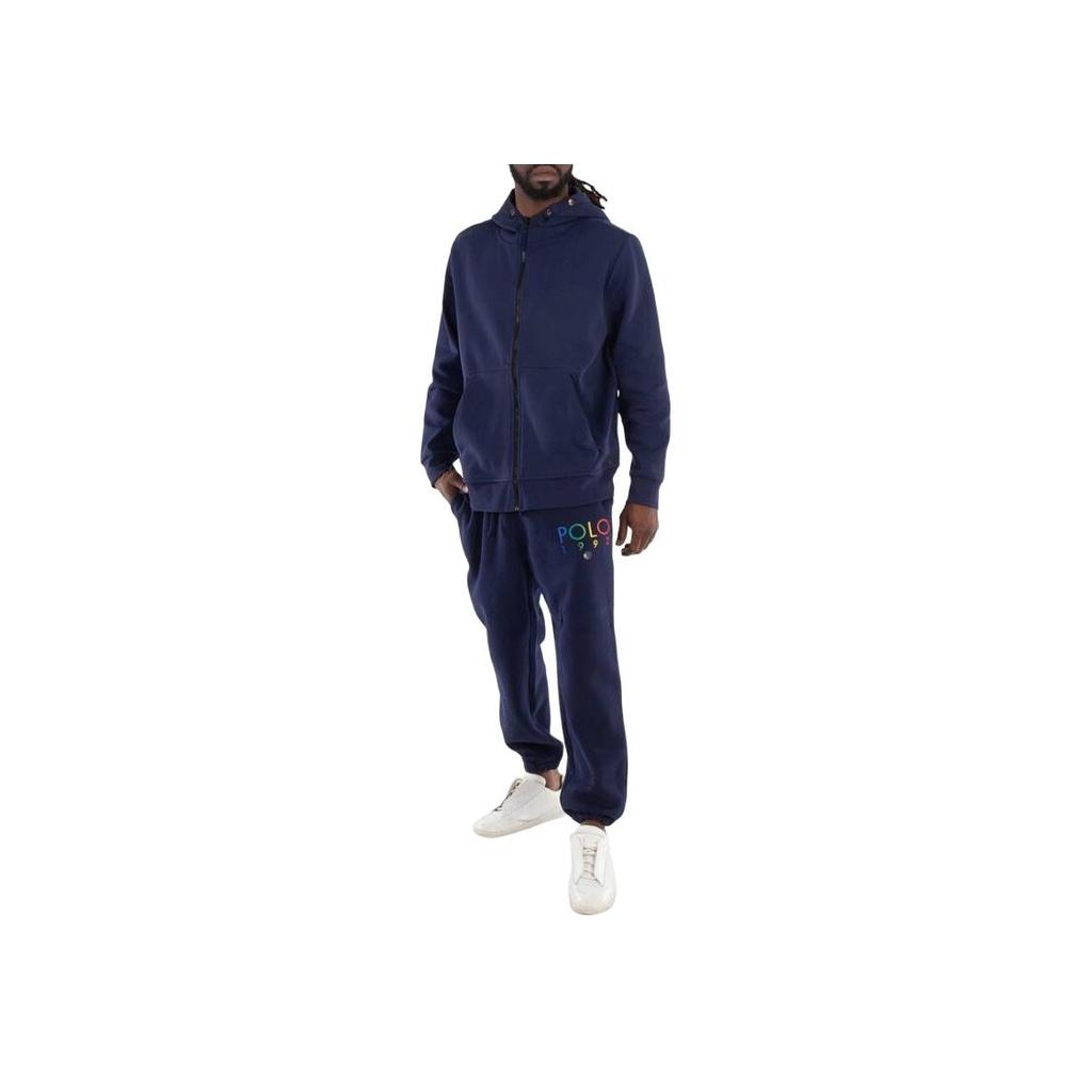 Polo Ralph Lauren Hooded Zip-Up Solid Long Sleeve Sweatshirt Men sweatshirt 784935213-002