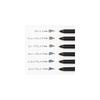 Pentel EnerGel Gel Ink Ballpoint Pen 0.7mm Black Barrel 6 Color Set