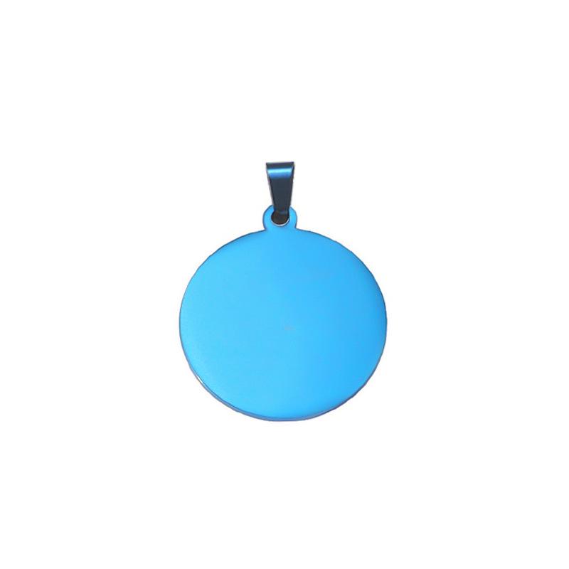 Gold-Plated Titanium Steel Military Dog Tag Necklace with Custom Engraving