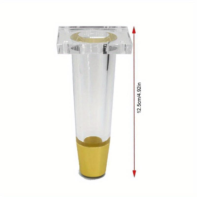 4 szt. Kuchnia DIY Wymienne Nóżki do Szafek Nowoczesne Nogi Stołowe Nogi Akrylowe do Mebli Nogi Wspornikowe do Mebli