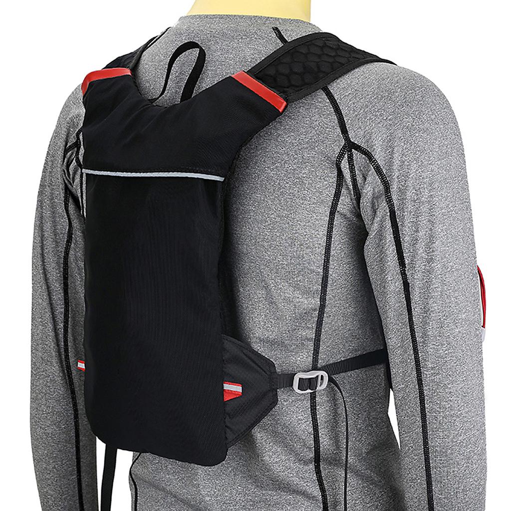 Trinkrucksack mit 2L Wasserblase Superleicht Atmungsaktiv Trinkweste Für Draußen Laufen Radfahren
