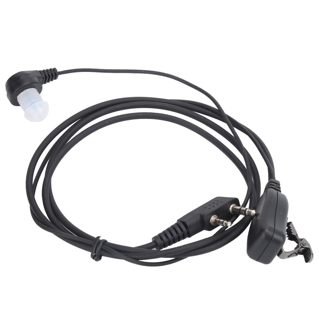 Walkie Talkie Earpiece Durable Denoise Headphone with Earplug Air Duct for Baofeng UV5R