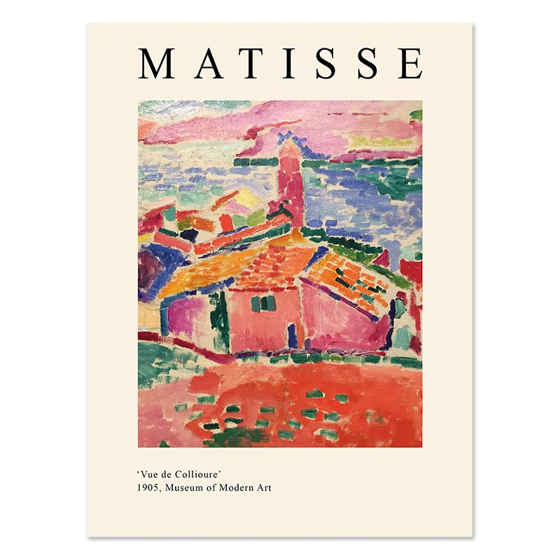 Van Gogh Matisse Picasso William Poster Drucke Raumdekoration Abstrakte Leinwandmalerei Blumenwandkunst für Wohnzimmer Wohnkultur