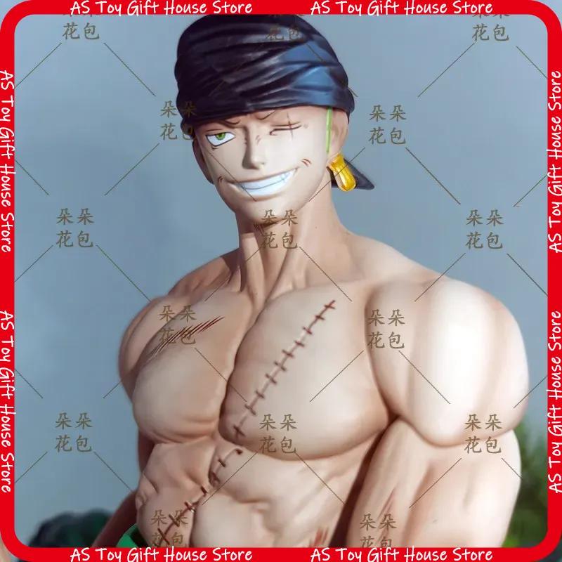 One Piece Roronoa Zoro Action Figure Anime Peripheral Collectible Model 26Cm Statue Desk Decor Trendy Toy Gift For Anime Fans