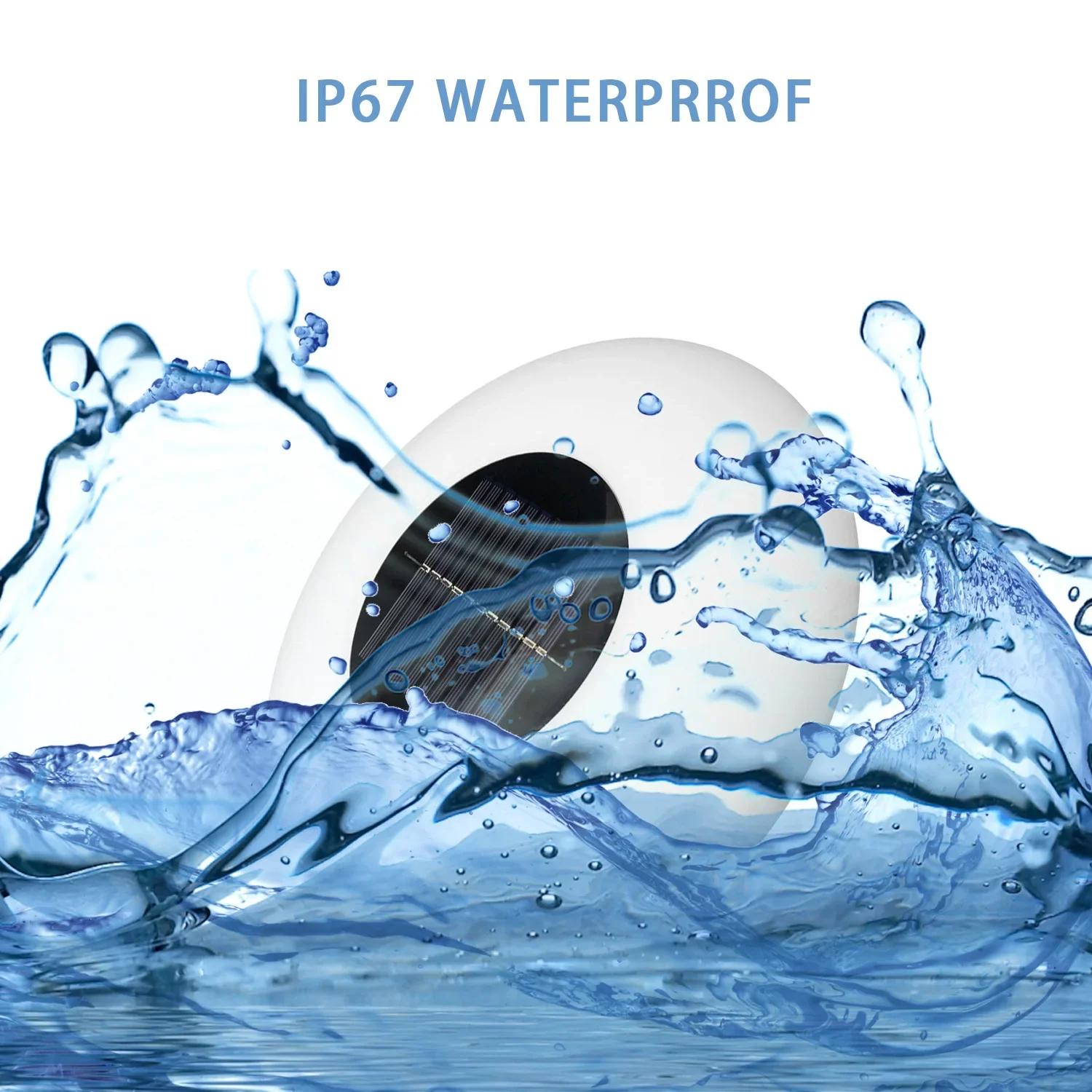 

Large and Small Solar Water Floating Lights Pool Lights Outdoor Waterproof Lawn Lights Colorful LED Water Surface Floating Light