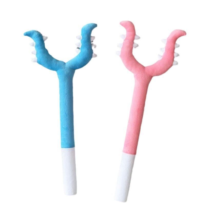 Jucărie de pluș pisică stick cruciadă adult zgârieturi pisică furculiță jucărie de pluș 70cm