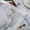 1 pièce NAPEARL 10-20 % occultant style français simple romantique dentelle chaîne tricoté pur blanc gaze rideau pour salon chambre balcon décoration de la maison