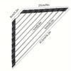 Roll Up Triangle Dish Drying Rack Kitchen Sink Organizer Corner Over The Sink Sponge Rag Holder Foldable Stainless Steel Drainer