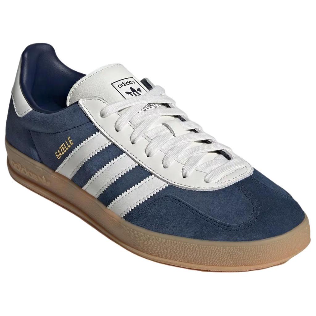 adidas Gazelle Indoor Night Indigo Core White Gum Unisex Sneakers Blue IH9650