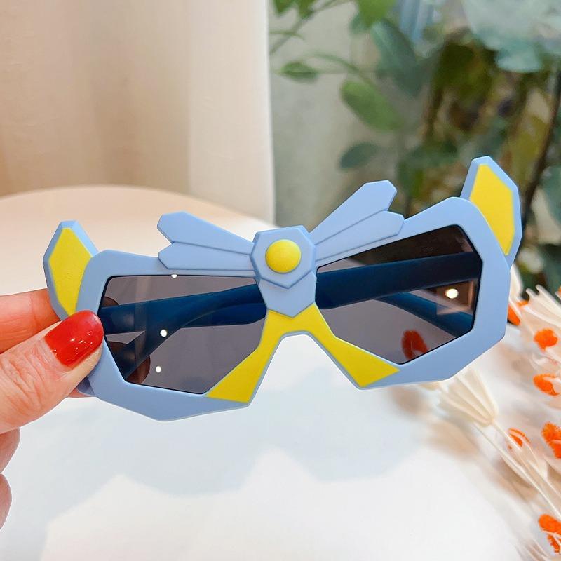 Children'S Sunglasses Cool Handsome Boy Female Cartoon Transformers Sunglasses Baby Funny Toy Sunshade Photo Glasses