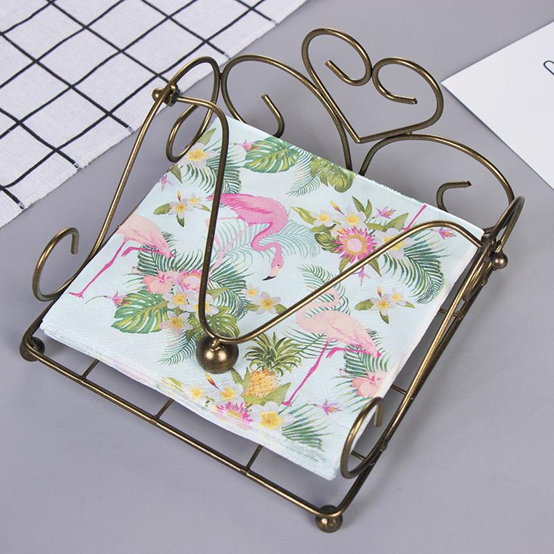 20pcs/Pac 33*33cm 2-Ply Disposable Party Napkin Flower and Bird Series Pattern