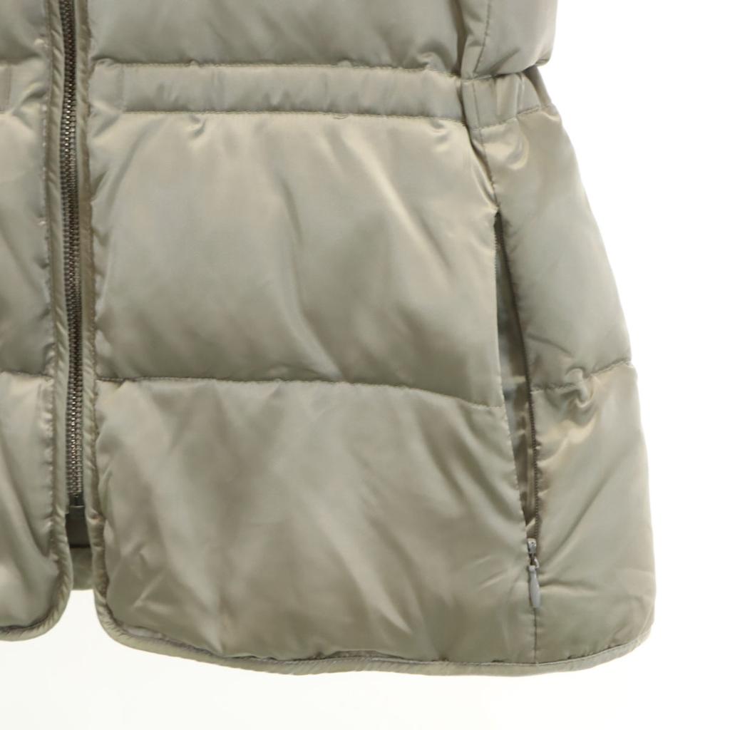 Theory Down Jacket P Green System Women Used