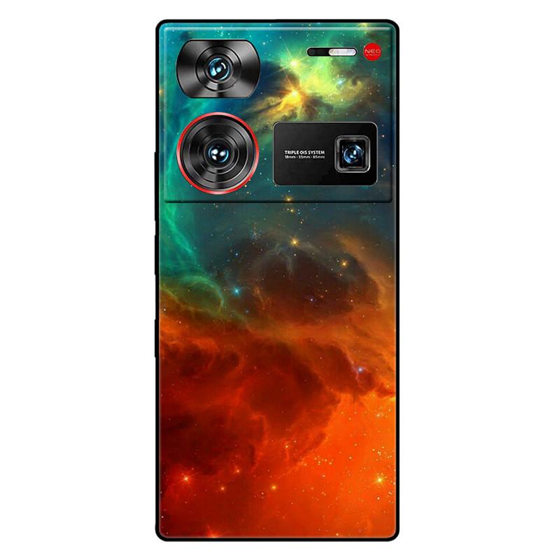 For ZTE Nubia Z60 Ultra 5G Case Silicon Fashion Space Wolf TPU Painted Coque Funda for Nubia Z60Ultra 5G NX721J Cover Protective