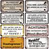 [SQ-DGLZ] Vintage Berlin City 15x30cm Plate War Tin Sign Store Bar Wall Decoration Metal Sign Home Decor Painting Plaques Poster