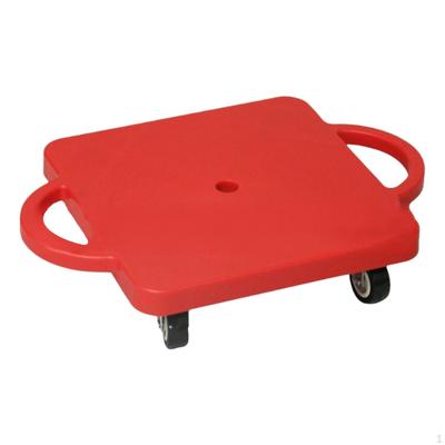 Floor Scooter Board with Handles 11.8 Inches Rollers Coordination for Kids Sitting