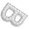 Pearl Letters Clothes Letter Alphabet Embroidery Sparkle