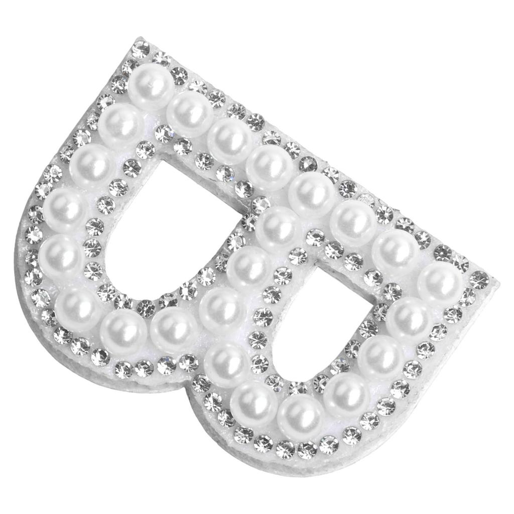 Pearl Letters Clothes Letter Alphabet Embroidery Sparkle