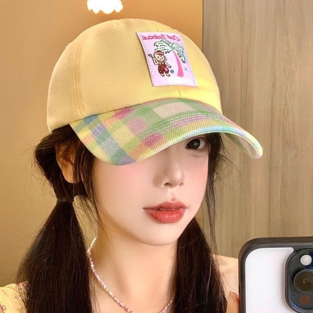 Spring Summer Baseball Hat Embroidery Snapback Cap Trendy Peaked Cap Women