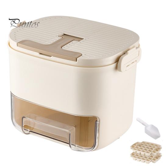 

Форма для льда с корзиной для льда, большие лотки для льда для коктейлей из виски и бурбона, антипригарный пресс, дизайн, устройство для приготовления кубиков льда для вечеринок молочный белый