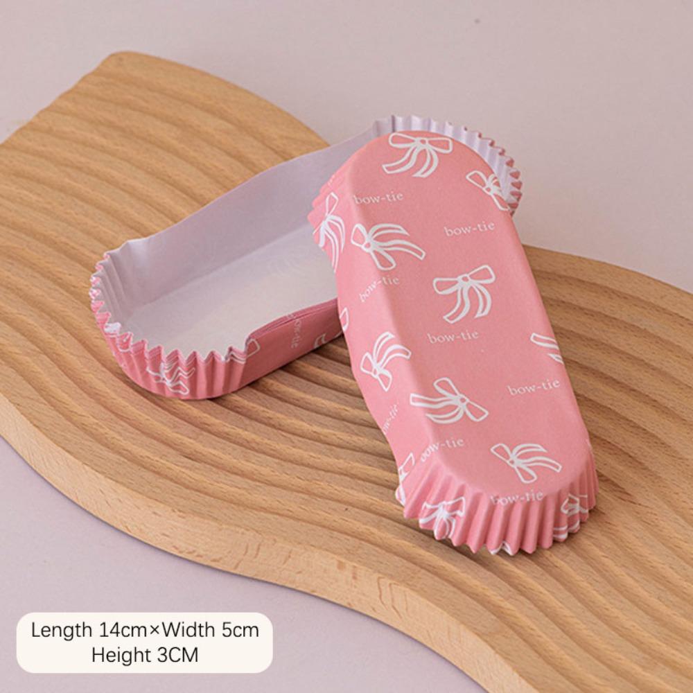 100Pcs Oil-proof Cake Base Trays Disposable Baking Cups Cupcake Liners  for Birthday Party Decor