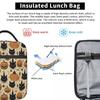 Sac à lunch isotherme à motif sorcière chat noir citrouille Halloween pour femmes et enfants, étanche, pour femmes et enfants.