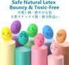 SCHITEC Dog Squeaky Chew Stress Lack of Suitable for Puppies and Small Dogs Set of Toys, Balls, Toys, Relief, Exercise, Egg-Shaped, (Diameter 4.4cm)