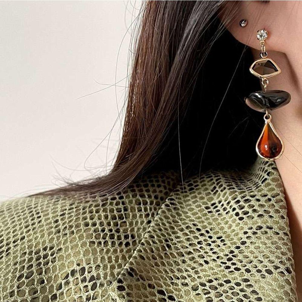 

Gift Fashion Jewelry Rhinestone Women Earrings Ear Drop Stud Earrings French Style Dangle Earrings dangle earrings