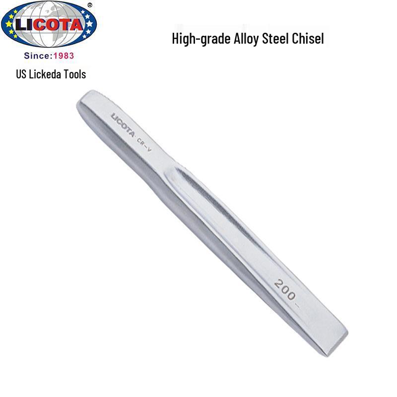 USA LICOTA Likeda Stone Mason Chisel Set - Flat & Pointed Alloy Steel Hand Tools AAP-AS 125 mm