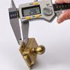 Metal Cabinet Fastener Lock with Receiver Plate for Drawer Fronts, Mounted Cupboard Hardware for Either Opening