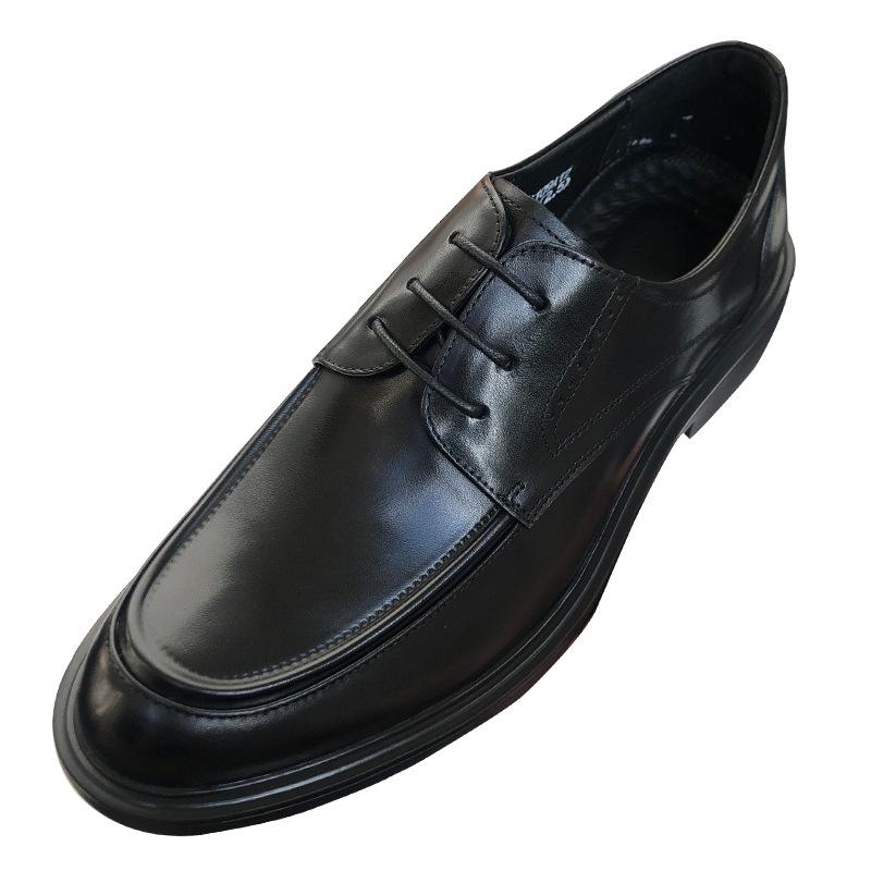 Kožené boty s kulatou špičkou Pánské společenské kožené Prodyšné Ležérní Dojíždění do práce Pánský oblek Ženich Svatební boty High-End