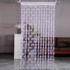 100*200cm Tassel Two-Color Heart-shaped Curtain Romantic Loving Heart String Sheer Curtains for Home Living Room Bedroom Curtain