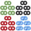 Miwayer 10 Pcs Guitar Rubber Strap Locks Anti Slip PE Pads/Secure and Safe Guitar Strap Locks Compatible Guitar Protect