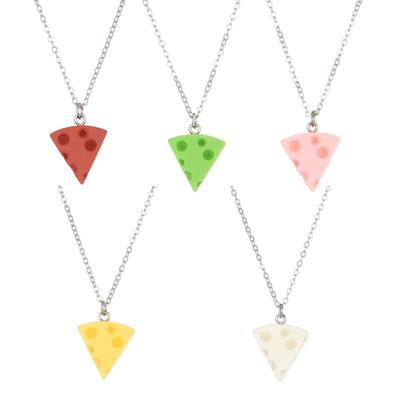 Simulerad Osthänge Choker Unik och Lekfull Design Hänge Choker Mode Stil Halsmycke för Kvinnor Flickor