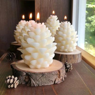 3D Pine Cones Silicone Mold for Diy Candle Making Molds Silicone Wax Mold