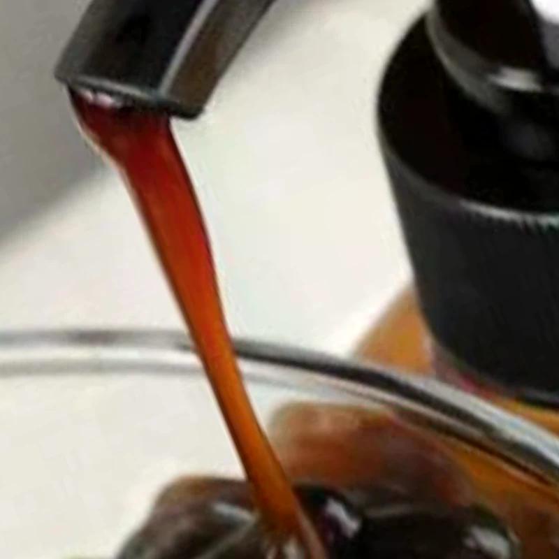 500ML/1000ML Liquid Dispenser with Scale Coffee Syrup Drip Bottle with Hydraulic Pump Nozzle Head Kitchen Honey Jar Container