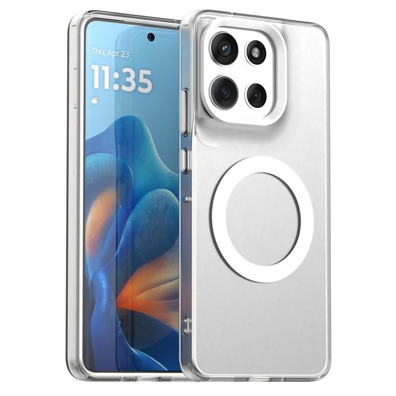 Transparent Case For Motorola Moto G100 Pro Case Moto G100 Pro Magnetic Adsorption Wireless Charge Cover For Moto G100 Pro Case
