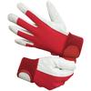 Pig Leather Work Gloves with Unlined Size Bandit [ACE] [Bulk Purchase] [2-Pack] Back, Red, M, AG5163-2P,