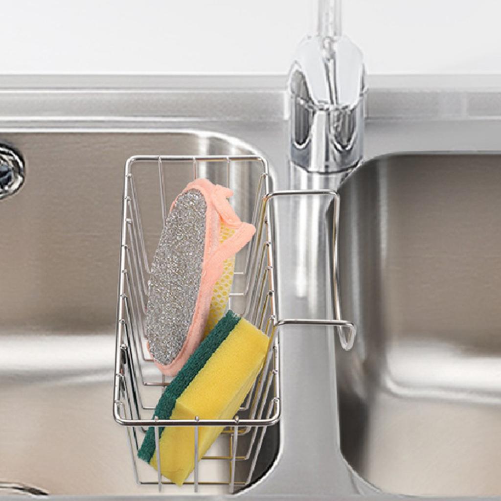 SUS 304 Stainless Steel Kitchen Shelf Dishwashing Liquid Hanging Basket