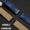 Cinturino in Pelle a sgancio rapido 15,5mm 17,5mm per Cartier Santos Dumont – Cinturino per Orologio in Vera Pelle di Mucca per Donna, (Nero/Blu/Marrone)