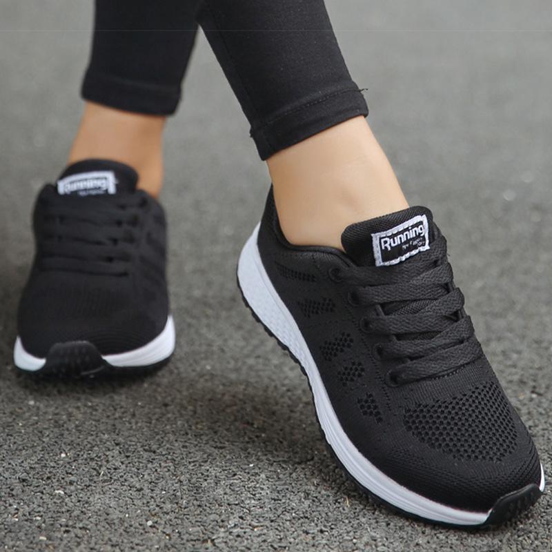 Women'S Sneaker Breatherable Women'S Sports Shoes For Woman White Sneakers Lightweight Baskets Femmes  Tennis Casual Sports