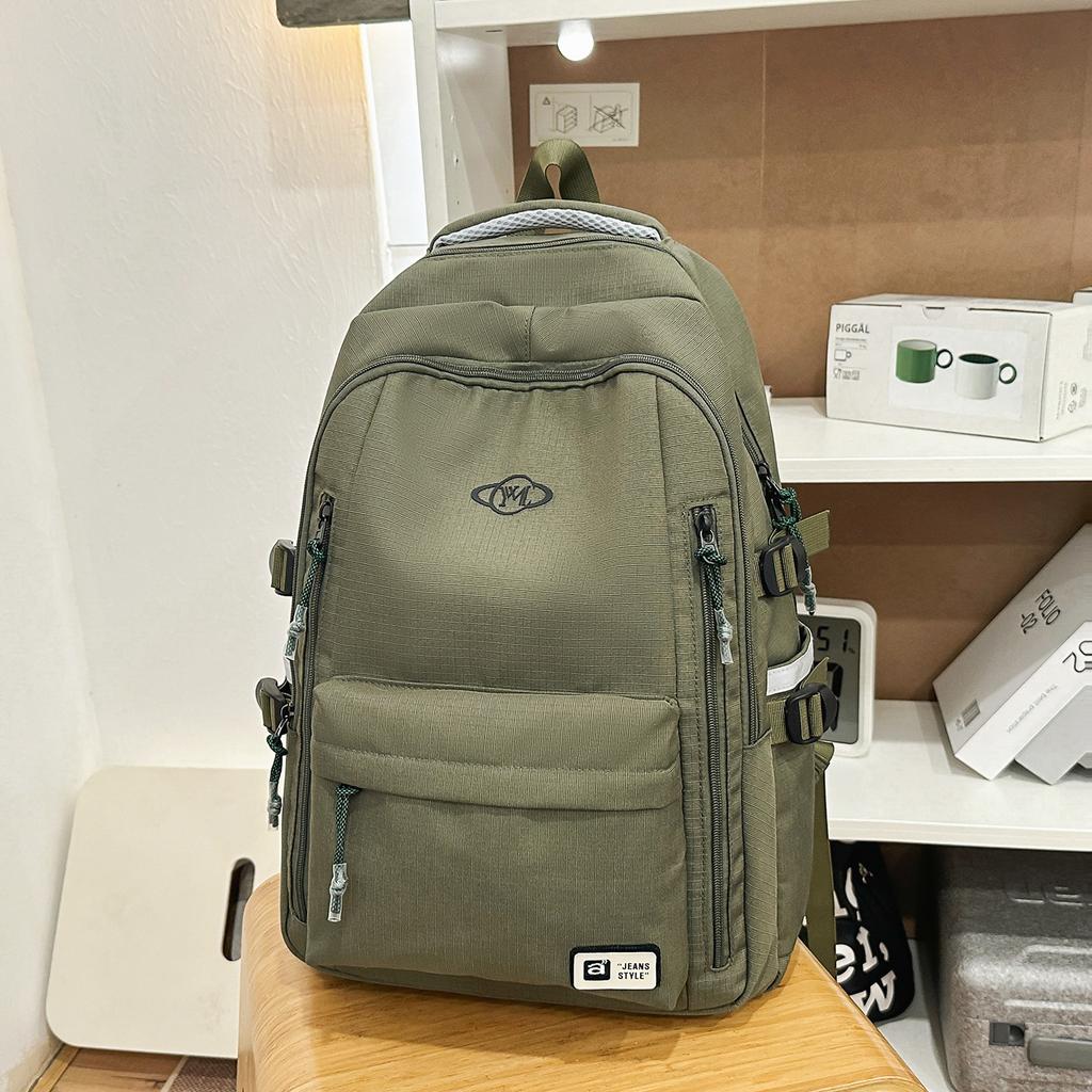 Schoolbag New Korean Version Backpack Large Capacity Junior High School Student Schoolbag Female High Value Simple Versatile Travel Backpack